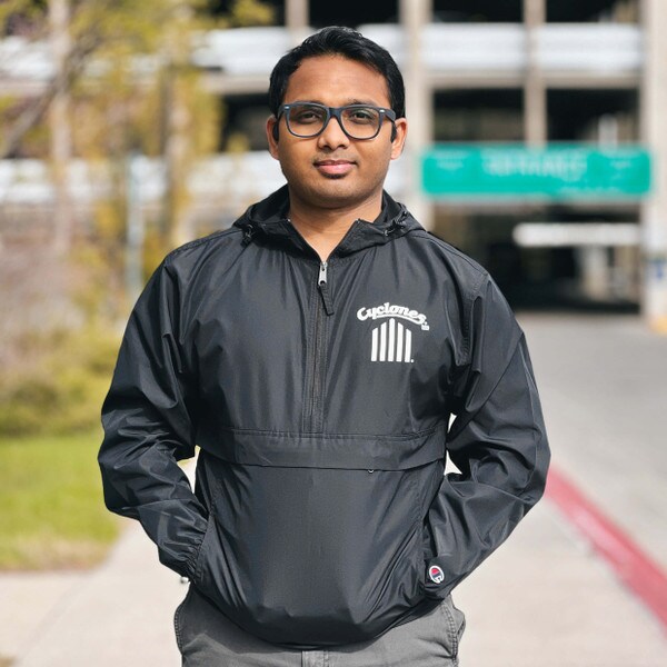 Champion® Cyclones Script Black Packable Jacket